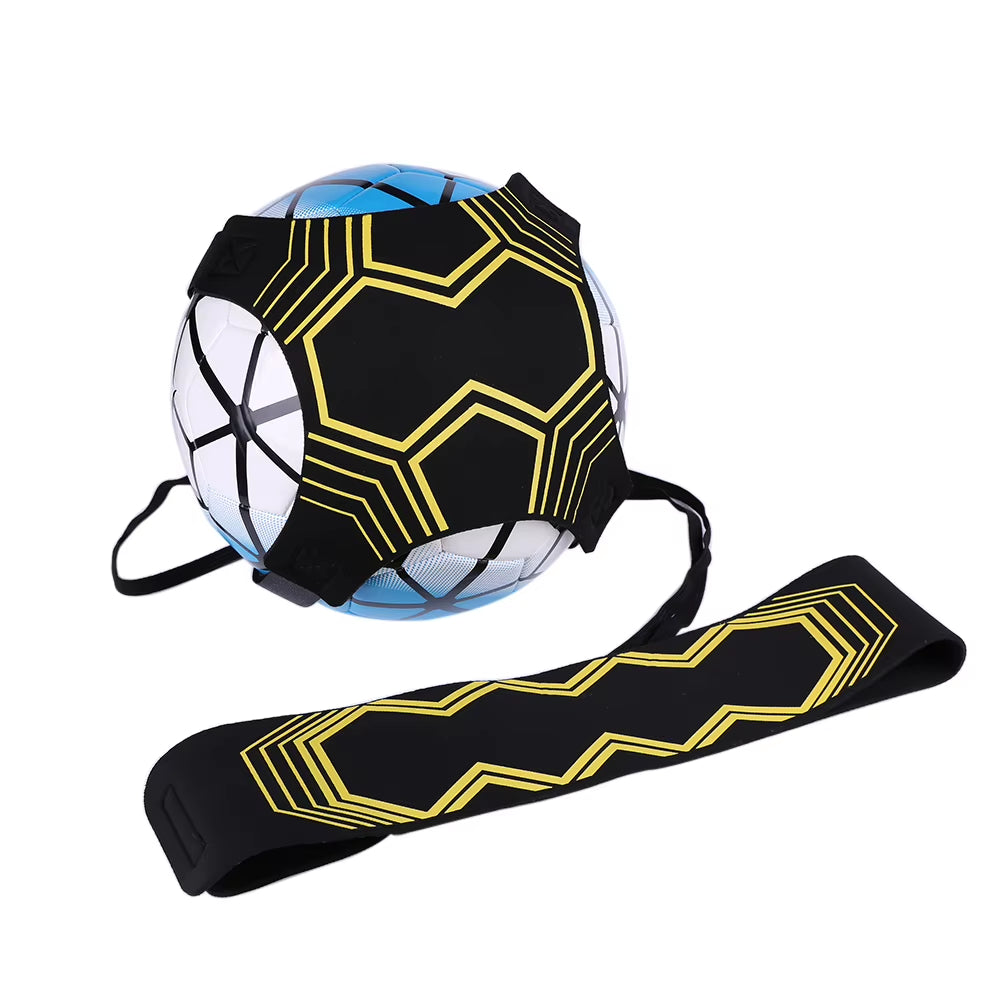 Football Kick Trainer Nylon Cloth Soccer Ball Solo Practice Elastic Soccer Trainer Solo Belt Auxiliary Fitness Equipment