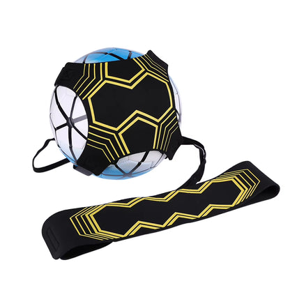 Football Kick Trainer Nylon Cloth Soccer Ball Solo Practice Elastic Soccer Trainer Solo Belt Auxiliary Fitness Equipment