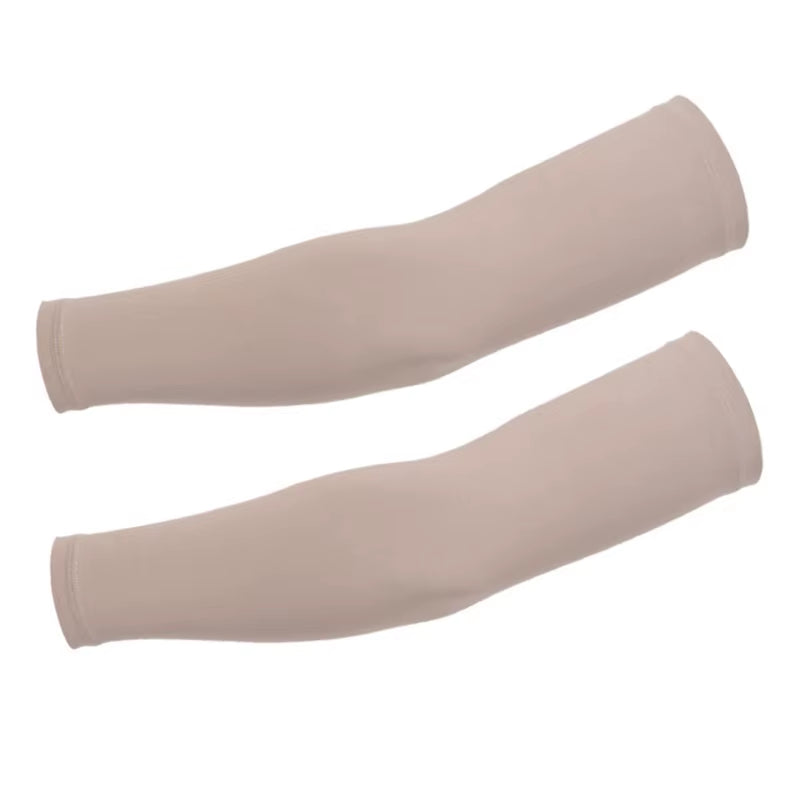 1 Pair Arm Sleeve Cycling Arm Warmers Summer Bike Bicycle Running Arm Sleeves Basketball Volleyball UV Protection Arm Warmers
