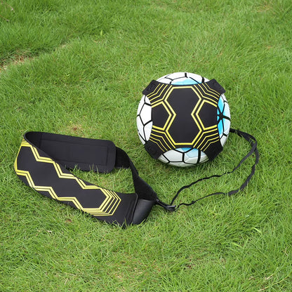 Football Kick Trainer Nylon Cloth Soccer Ball Solo Practice Elastic Soccer Trainer Solo Belt Auxiliary Fitness Equipment