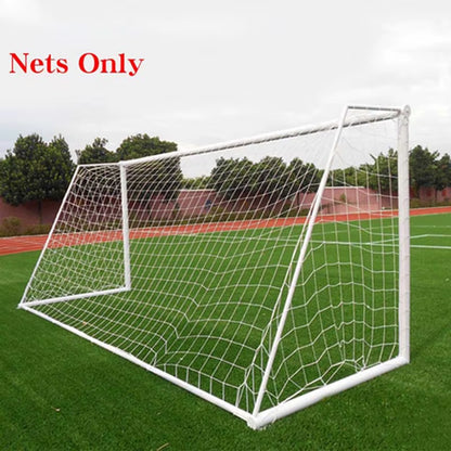 Full Size Football Net for Soccer Goal Post Junior Sports Training 1.8M X 1.2M 3M X 2M Football Net High Quality Soccer Net