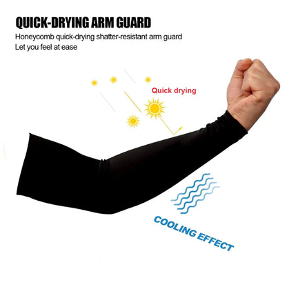 1PC Sports Arm Compression Sleeve Basketball Cycling Arm Warmer Summer Running UV Protection Volleyball Sunscreen Bands