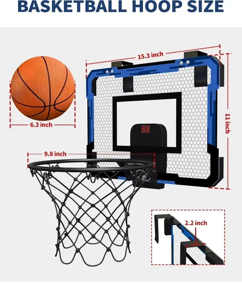 Children Basketball Sports Funny Game Kids Mini Home Exercise Basketball Hoop Set Wall Frame Stand Basket Hanging Backboard