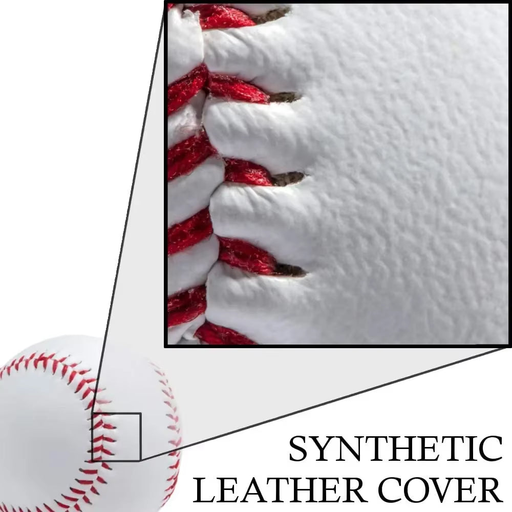 Baseball No. 9Softball Hardball Training Handmade Balls Fitness Products White Safety Kid Baseballs Men'S Practice Team Game