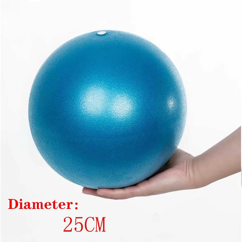 25Cm Pilates Ball Explosion-Proof Yoga Core Ball Indoor Balance Exercise Gym Ball for Fitness Pilates Equipment