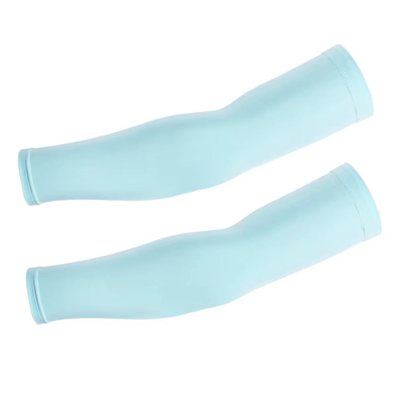 1 Pair Arm Sleeve Cycling Arm Warmers Summer Bike Bicycle Running Arm Sleeves Basketball Volleyball UV Protection Arm Warmers