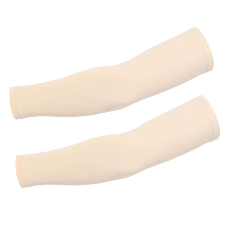 1 Pair Arm Sleeve Cycling Arm Warmers Summer Bike Bicycle Running Arm Sleeves Basketball Volleyball UV Protection Arm Warmers